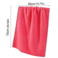 thumbnail image 3 of Clearance! Pedty Bath Towels,Hand Towels,1*Towel,Towel for Bathroom, Hotel, Gym, Spa, Soft Extra Absorbent Quick Dry,35×75Cm,Coral Fleece Towel Solid Color Face Washing Towel Dark Gray, 3 of 9