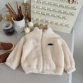 thumbnail image 2 of Baby Warm Jacket Cute Printed Solid Long Sleeve Thick Warm Outerwear for Boys 5-6 Years, 2 of 5