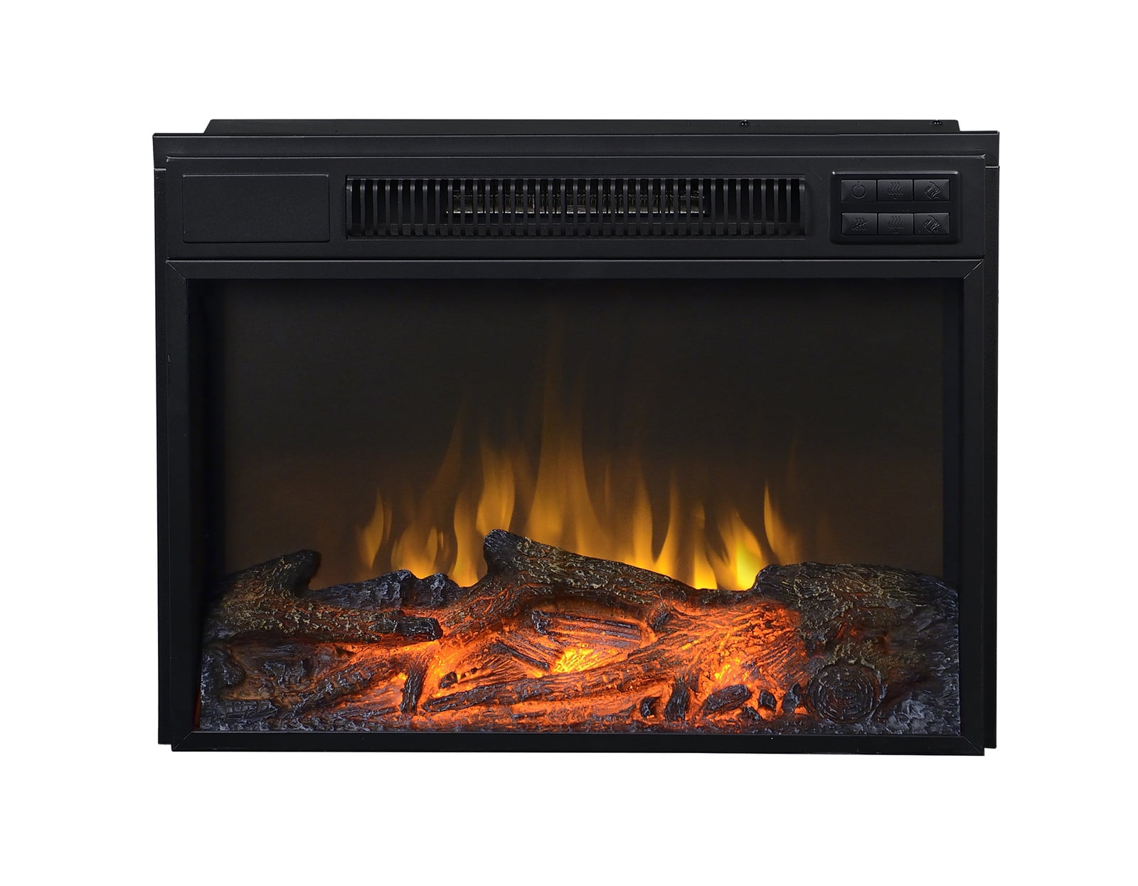 Flamelux 24 Wide Firebox Insert Black Com