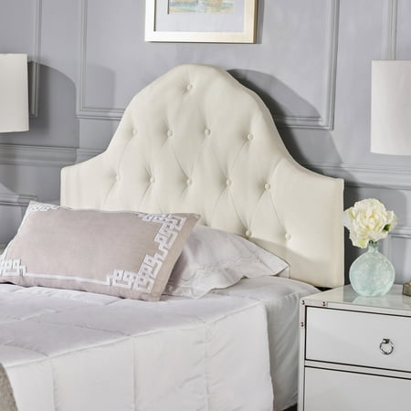 Noble House Aaron Fabric Kid S Twin Headboard Ivory