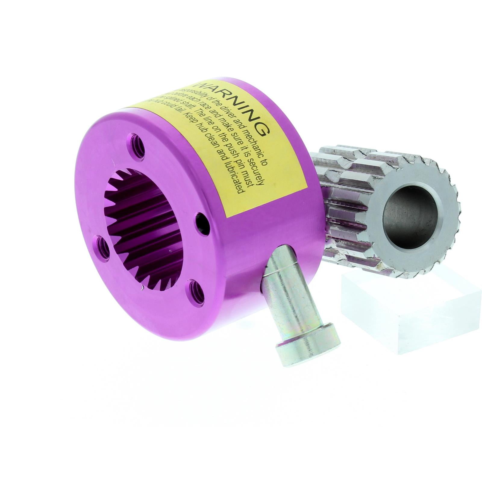 Aluminum Quick Release Steering Wheel Hub, Splined, 5/8 Inch