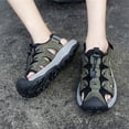 thumbnail image 6 of LASUDRAA Mens Lightweight Closed Toe Outdoor Sandals Comfort Athletic Hiking Beach Casual Sport Shoes, 6 of 7