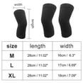thumbnail image 4 of Unique Bargains 1 Pair Lightweight Knee Pads Large Size Black, 4 of 6
