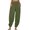 Women Army Green Pants, variant on Tuphregyow Women's Casual Cotton Linen Wide Leg Pants with Drawstring Elastic Waist, Loose Fit Straight Leg Trousers for Comfortable and Elegant Look Red XXXL