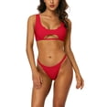 thumbnail image 1 of BeautyIn Bikini Sportif pour Femmes Haut de Maillot Strings Ensemble 2 Pcs, 1 of 6