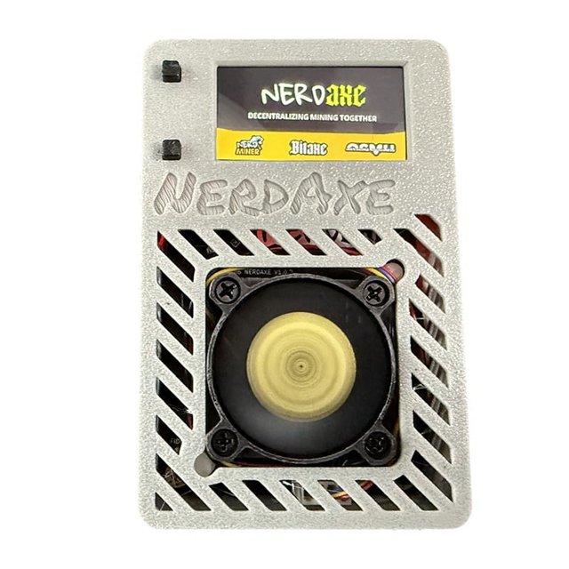 NerdAxe Miner Nerdminer con Pantalla 500Gh/S S19XP BM1366 ASIC Bitcoin Micro-Miner Lottery Mining Miner Enchufe del Reino