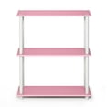 thumbnail image 3 of Estantería Furinno Turn-N-Tube de 3 niveles, rosa/blanco, 3 of 7