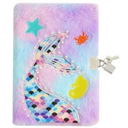 Unicorn Secret Diary With Lock - 7 Inch Hardcover Journal, 300 Lined Pages, Padlock & 2 Keys For Kids