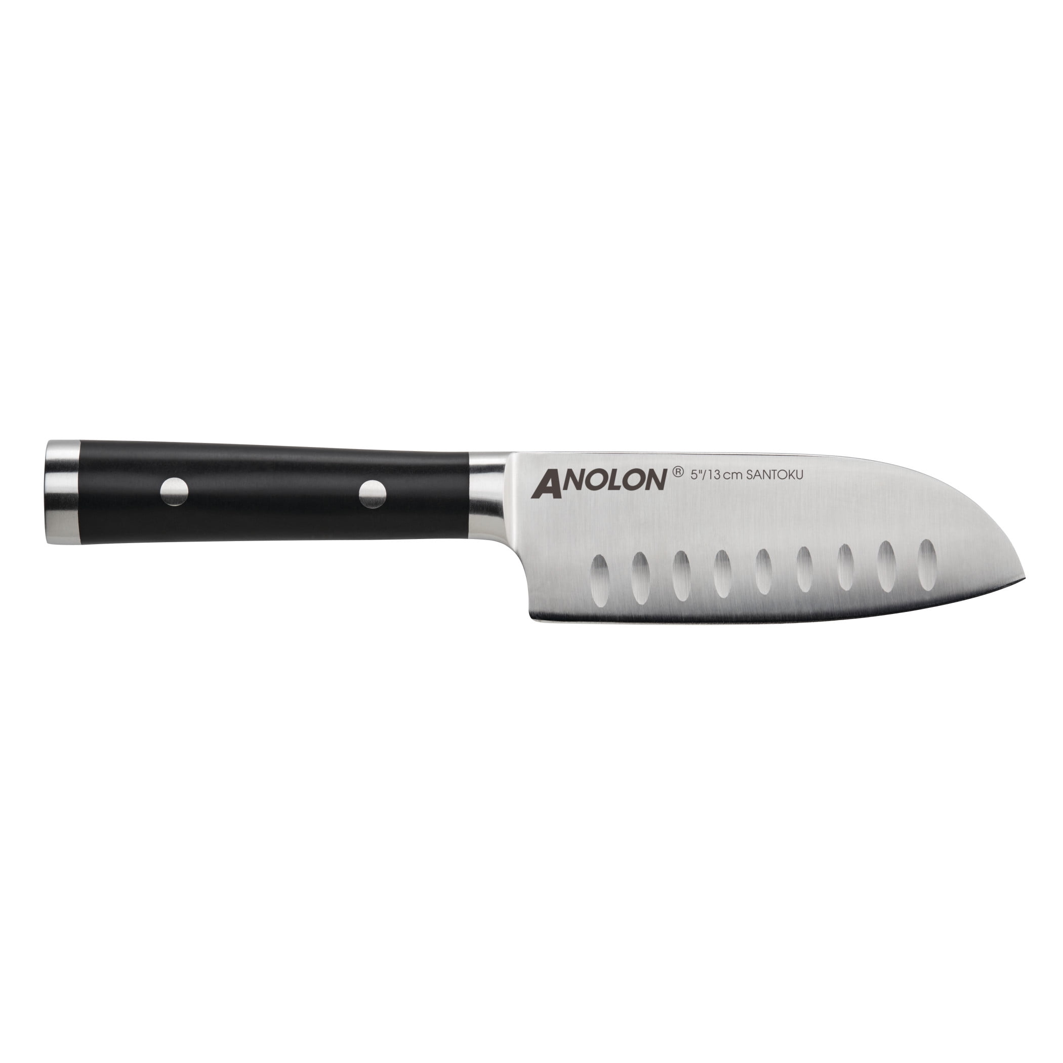 Anolon 47995 AlwaysSharp Japanese Steel Knife Block Set with Built-In  Sharpener, 1 - Kroger