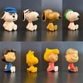 thumbnail image 2 of Figuras de acción de dibujos animados de Peanuts, Snoopy, Charlie Brown y Sally, juguetes, muñecas, regalo de Navidad para niños, colección, decoración, modelo de PVC, 2 of 4