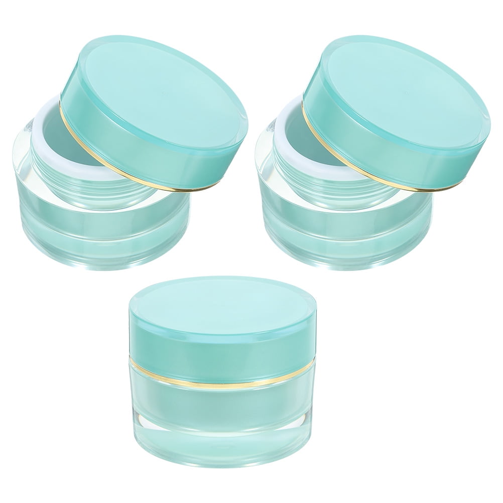 FRCOLOR 3pcs Cream Jar 30g Wide Mouth Cream Container Refillable Cream Jar Travel Jar Container