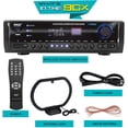 thumbnail image 3 of Amplificador de potencia Pyle PT390BTU 300W 4 canales Bluetooth Negro, 3 of 8
