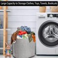 thumbnail image 5 of Laundry Basket With Handles, Collapsible Linen Laundry Hamper Clothes Baskets, 5 of 5