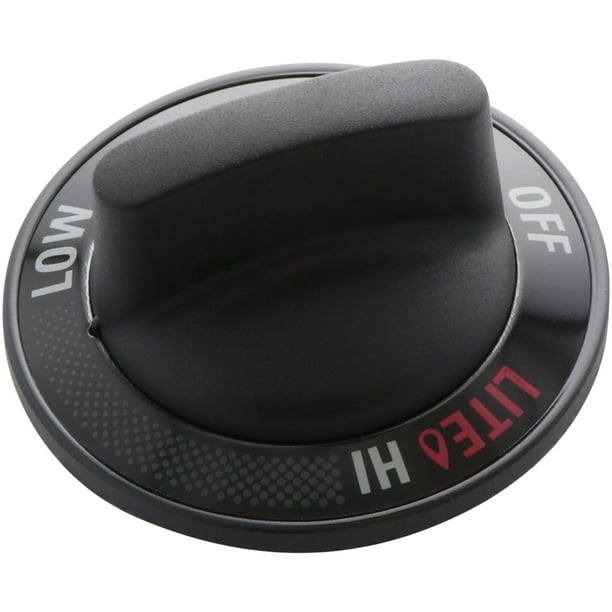 Kitchen Basics 101 WB3K5295 Black Range Stove Oven Control Knob