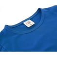 thumbnail image 5 of Lilax Girls' Basic Round Neck Cotton Short Puff Sleeve T-Shirt Royal Blue 8 Years, 5 of 7