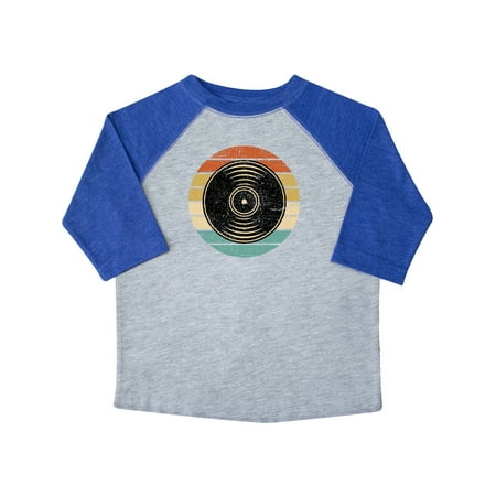 

Inktastic Retro Vinyl Record Music Vintage Sunset Gift Toddler Boy or Toddler Girl T-Shirt