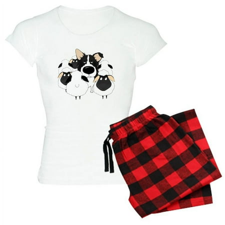 

CafePress - Bordercollieherdingdark - Women s Light Pajamas