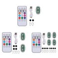 thumbnail image 4 of Transemion Motorcycle Flashing LED Lights Warning Light Motorcycle Tail Light 10M IR Remote Control Night Warning Lights Bright 4 Light +1 IR Remote, 4 of 6