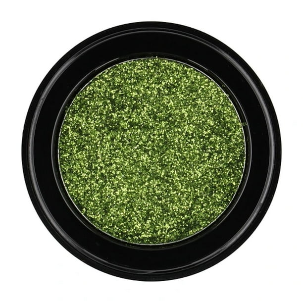 Glitter Compacto para Ojos y Rostro Glitter Eye Shadow Pink Up verde