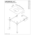 thumbnail image 4 of Kingston Brass LMS30MOQ7 Viceroy 30" Carrara Marble Console Sink with Stainless Steel Legs (8-Inch, 3-Hole), Carrara Marble White/Brushed Brass, 4 of 6