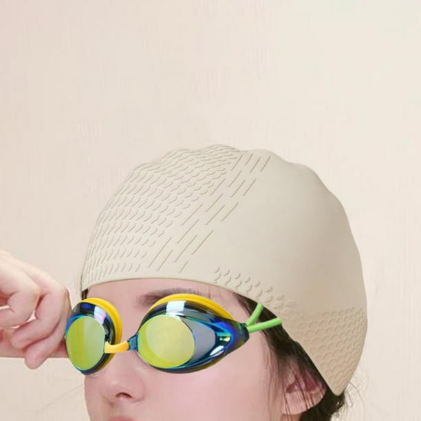 Gafas de natación de silicona transparentes, cómodas, portátiles, antivaho, impermeables, para deportes acuáticos, buceo y piscina.
