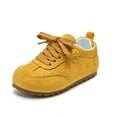 thumbnail image 5 of JUMEYU Toddler Sneaker Kids Sneakers Running Shoes Girls Casual Lightweight Classic Sneakers Size 11 (Yellow,Little Kids 11), 5 of 9