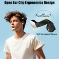thumbnail image 5 of Aigo SA03 Ear Clip Wireless Open Ear Earbuds, Black, 5 of 8