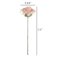 thumbnail image 2 of Artificial Roses With Stems- Real Touch Fake Flowers For Home Decor, Wedding, Bridal/Baby Shower, Centerpiece, More, 50 Pieces Set By Pure Garden (Blush), 2 of 8
