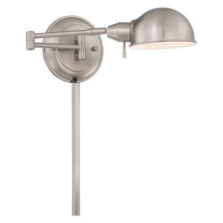 Lighthouse Brass Sconce - Lite Source LS-16753AB Rizzo Swing-Arm Wall Sconce