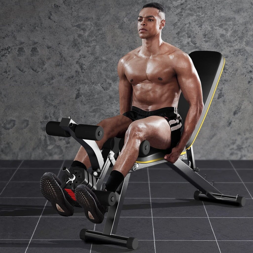 Buy Zenova Adjustable Workout Bench Yellow at Ubuy Bahrain