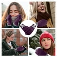 thumbnail image 6 of Winter Purple Women Gloves Warm Touchscreen Windproof For Girls Ladies Using, 6 of 7