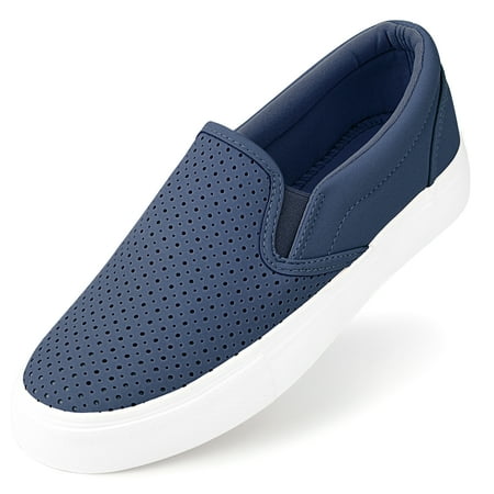 JENN ARDOR Sneakers For Women Comfortable Flat Shoes Adult Student Casual Shoes size 7 Navy