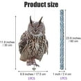 thumbnail image 2 of Visit the Sunlet Store Owl Reflective Double Acrylic Bird Scarecrow Decoy Effective Guard, 2 of 5