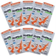 iCell Tech Size 13 Hearing Aid Batteries **Platinum**