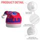 thumbnail image 4 of Gorros navideños personalizados para adultos del equipo de fútbol Bills, gorros con decoración navideña, gorros de regalo navideño, 4 of 7