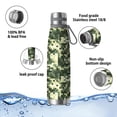 thumbnail image 4 of 29oz Insulated Water Bottle with Tea Infuser, Stainless Steel Travel Mug, Camouflage Print, 4 of 6