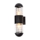 thumbnail image 1 of Aplique pared exterior, IP44, color negro, 10W, E27, 2 luces, 1 of 5