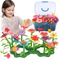 thumbnail image 1 of Flower Garden Building Toys - Build a Bouquet Floral Arrangement Playset for Toddlers and Kids Gifts Age 3, 4, 5, 6 Year Old Girls, Educational STEM Toy (120 PCS), 1 of 6