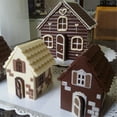 thumbnail image 3 of SPRING PARK 2Pcs Baking Tool House Chocolate Mold/3D Gingerbread House Cookie Mold DIY Max Biscuit baking tool, 3 of 6