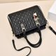 thumbnail image 2 of LHSHID Retro Embroided Thread Leather Top-handle Bag Designer Female Handbag Middle-aged Pendant Crossbody Bag Purse sac, 2 of 6