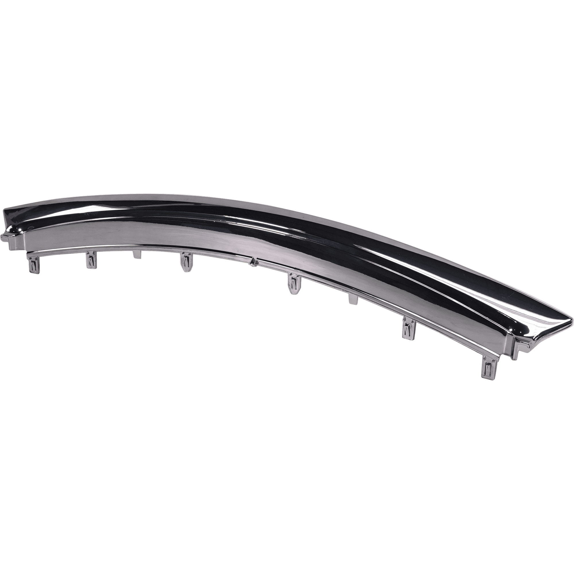 Bumper Grille Compatible With 2015-2017 Infiniti QX80 Front, Lower Chrome