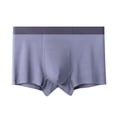 thumbnail image 1 of Men Underwear Plus Size Loose Modal Seamless Underpants Middle Waist Solid Color Breathable Underwear, 1 of 9