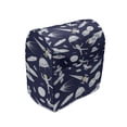 thumbnail image 1 of Space Stand Mixer Cover, Planets Rockets Cosmonauts Shuttles Ufo Cosmic Adventure Digital Theme, Kitchen Appliance Organizer Bag Cover with Pockets, 5 Quarts, Indigo White, by Ambesonne, 1 of 4