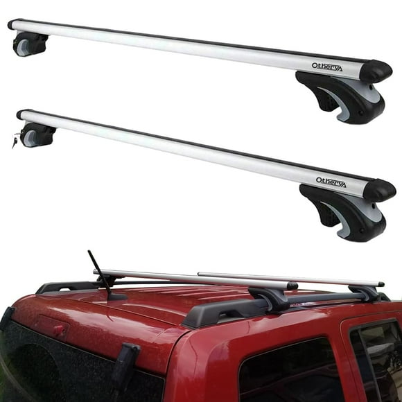 Otherya Aero Aluminum Universal 56'' Roof Rack Cross Bars, Existing Raised Side Rail with Gap -200 lbs Load Capacity