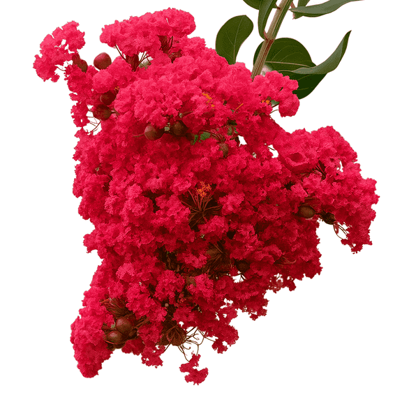 Dynamite Crape Myrtle Live Trees, Red Flowering Tree for Landscape