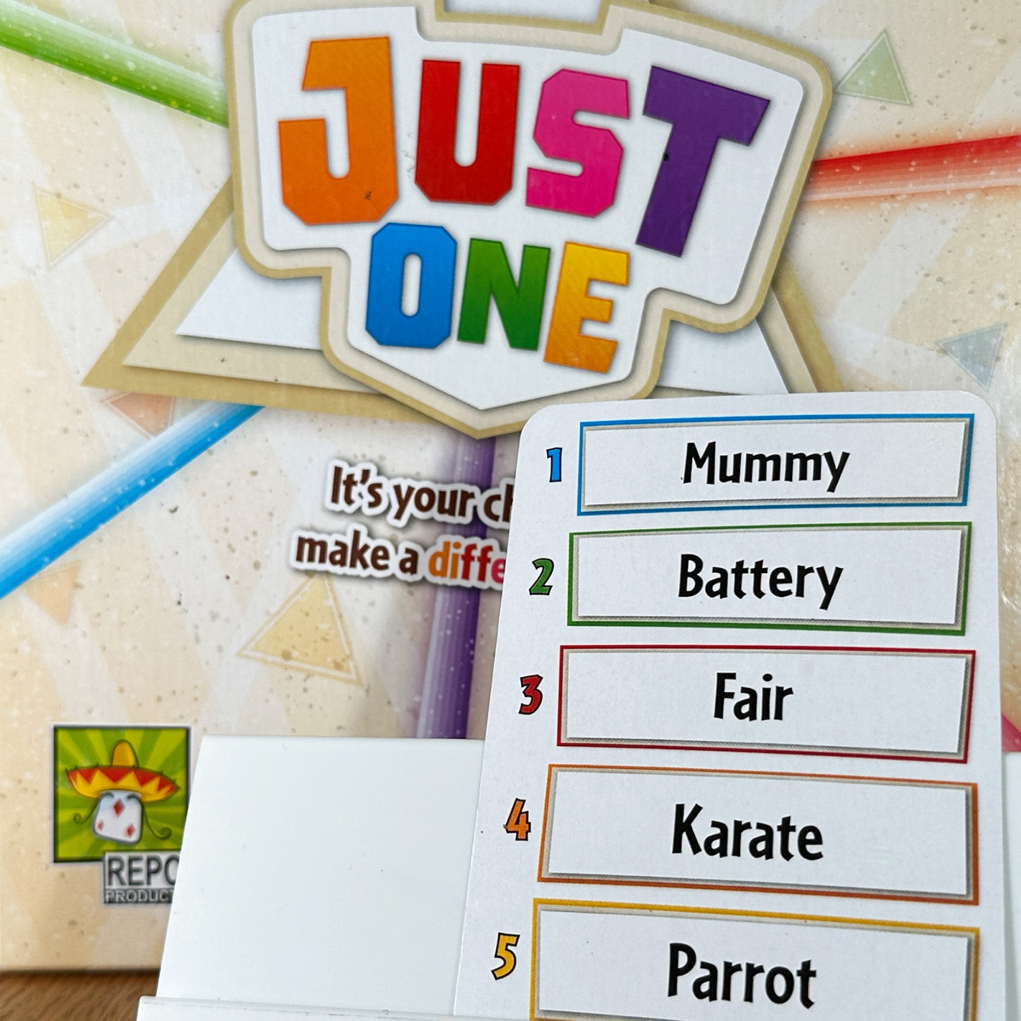 Just One Refresh Family Party Game for Ages 8+, from Amosee
