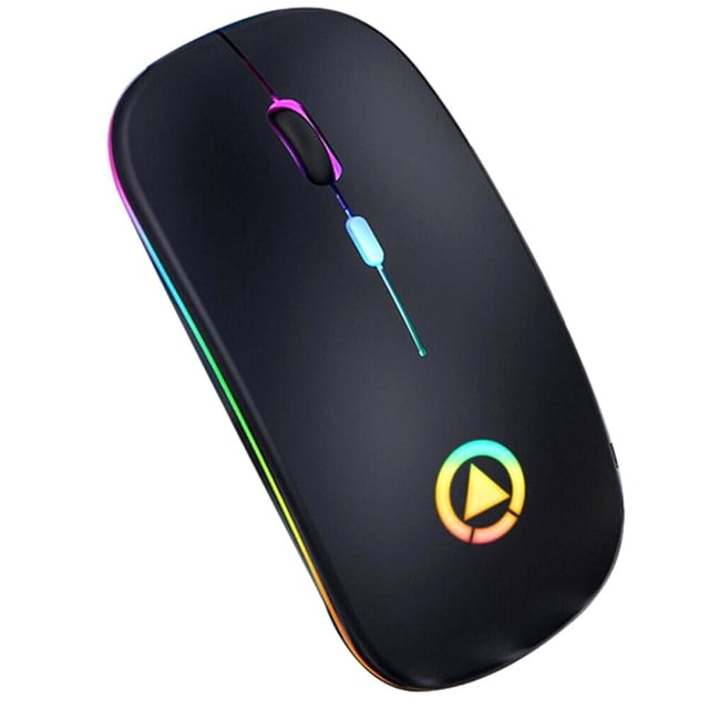 AMERTEER Bluetooth LED Wireless Mouse Cordless Optical Mice For PC Laptop 2.4GHz Games
