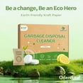 thumbnail image 7 of OrientLeaf Garbage Disposal Cleaner, Lemon Scent Sink Disposal Odor Deodorizer for Hiden Grease, Limescale and Minerals Remove Suitable for All Waste Disposals, 15g ×24 Tablets, 7 of 7