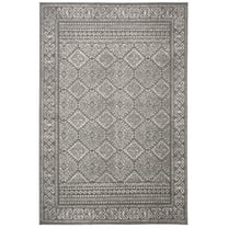 SAFAVIEH Tulum Ophelia Oriental Area Rug, Dark Grey/Ivory, 5'3" x 7'6"