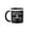 Black/White, variant on 3drose, Buddha Statue, Daibutsu Aka Giant Buddha, Kamakura, Near Tokyo, Japan, 11oz Two-tone Green Mug